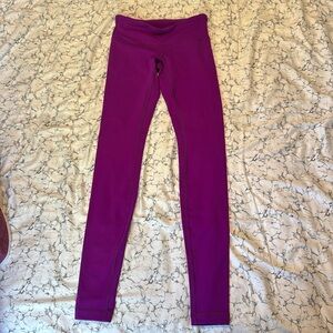 Lululemon Wunder Under Leggings purple